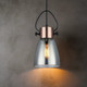 Industrial Smoke Glass Ellipse Pendant Industrial Smoke Glass Ellipse Pendant
